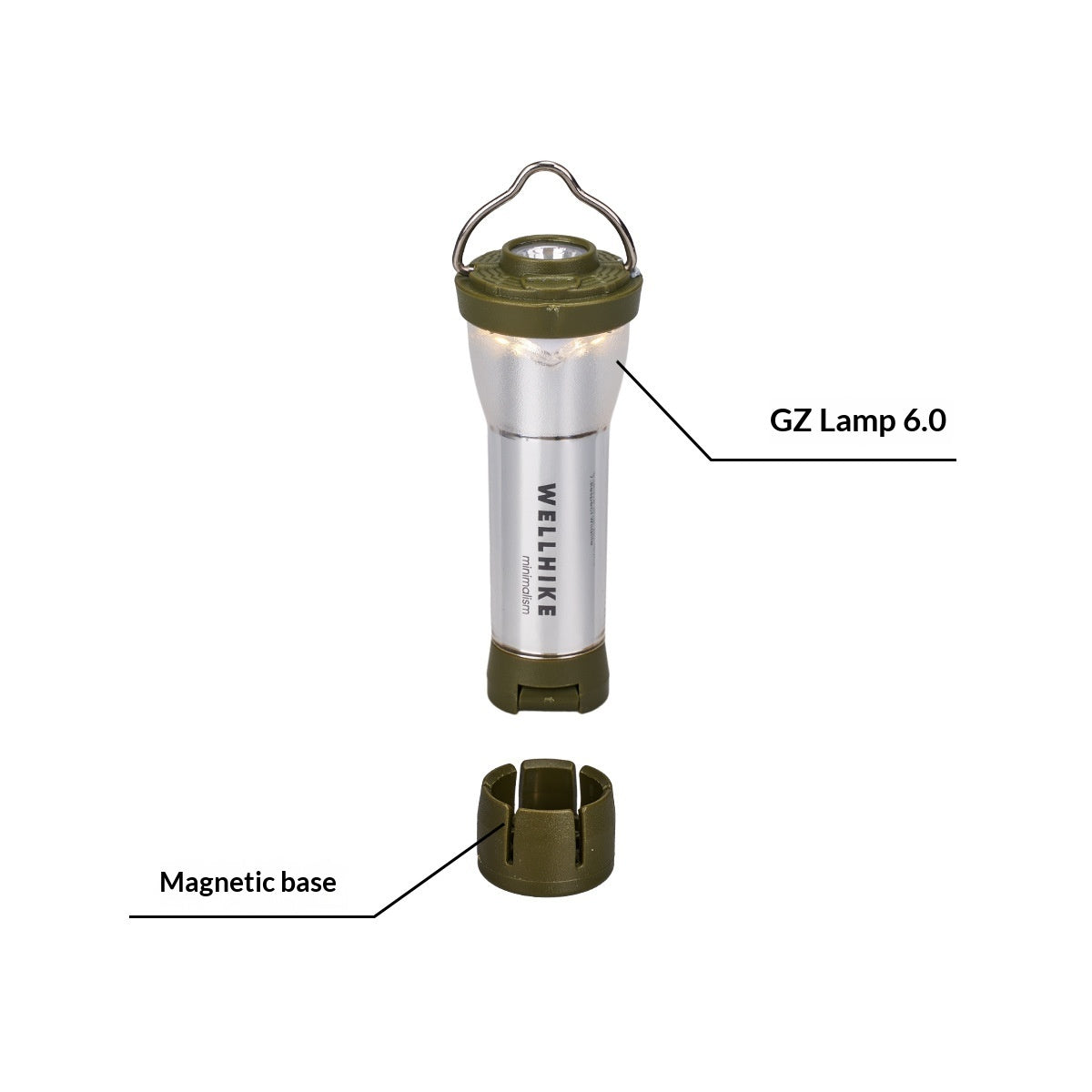 Outdoor Camping Flashlight With An Incandescent Bulb by Arizona Desert Gear