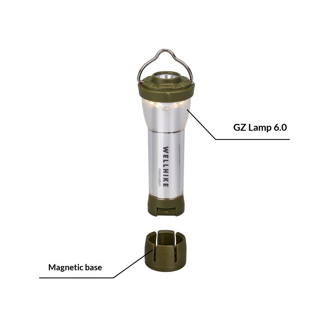 Outdoor Camping Flashlight With An Incandescent Bulb by Arizona Desert Gear