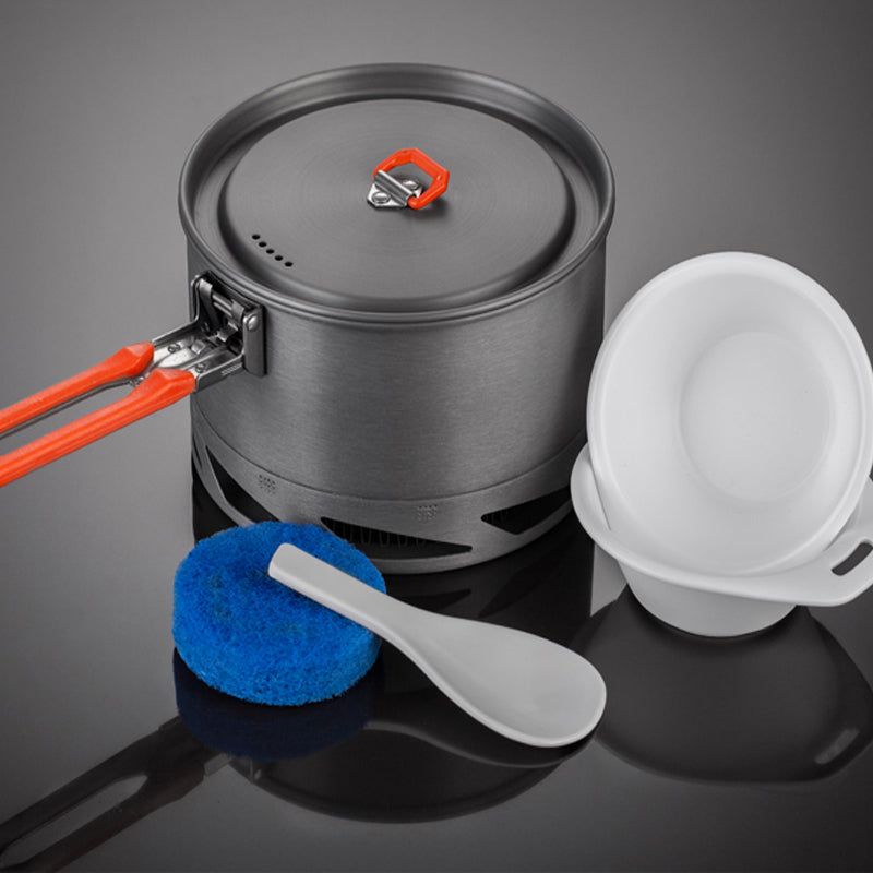 Camping Cookware Set Heat Exchanger Pot Kettle Outdoor Tableware by Arizona Desert Gear