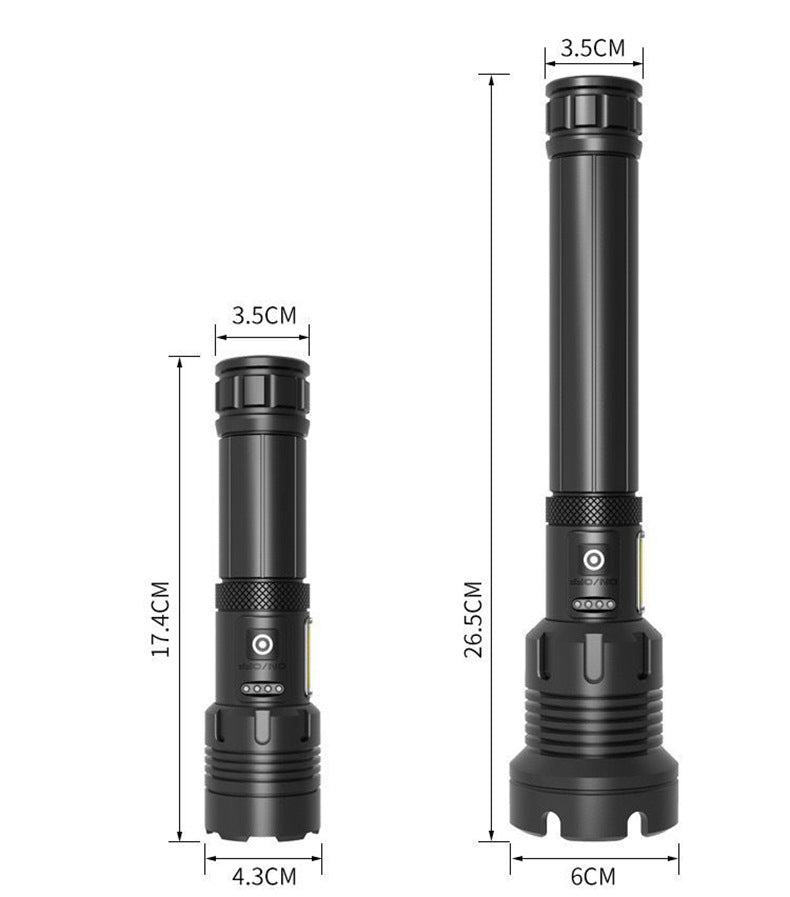 Strong Light Flashlight Outdoor Camping Emergency Rechargeable by Arizona Desert Gear