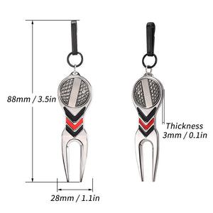 Golf Green Fork Ball Marker Accessories by Arizona Desert Gear