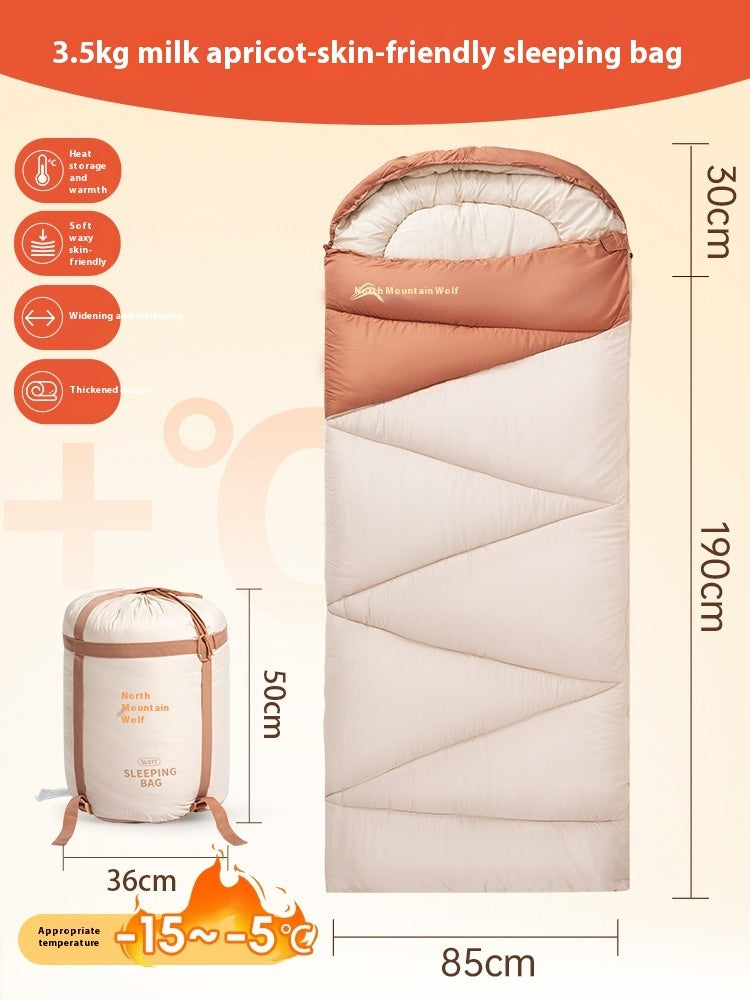 Thickened Cold Protection Warm Camping Sleeping Bag by Arizona Desert Gear