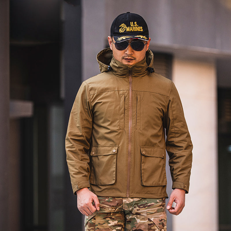 Fashion Simple Men's Camouflage Outdoor Jacket by Arizona Desert Gear