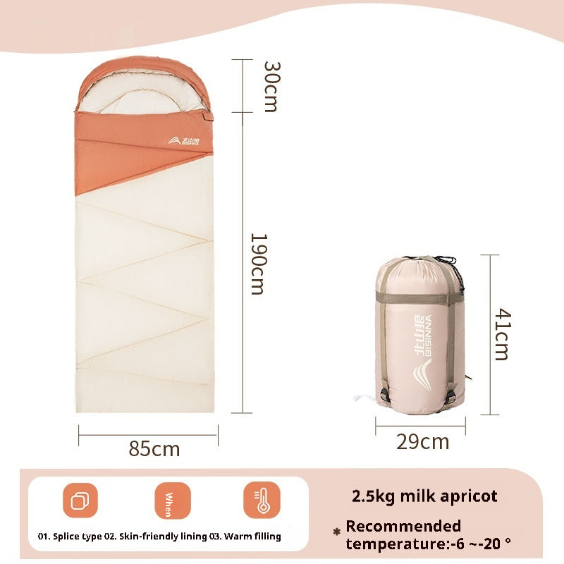 Thickened Cold Protection Warm Camping Sleeping Bag by Arizona Desert Gear
