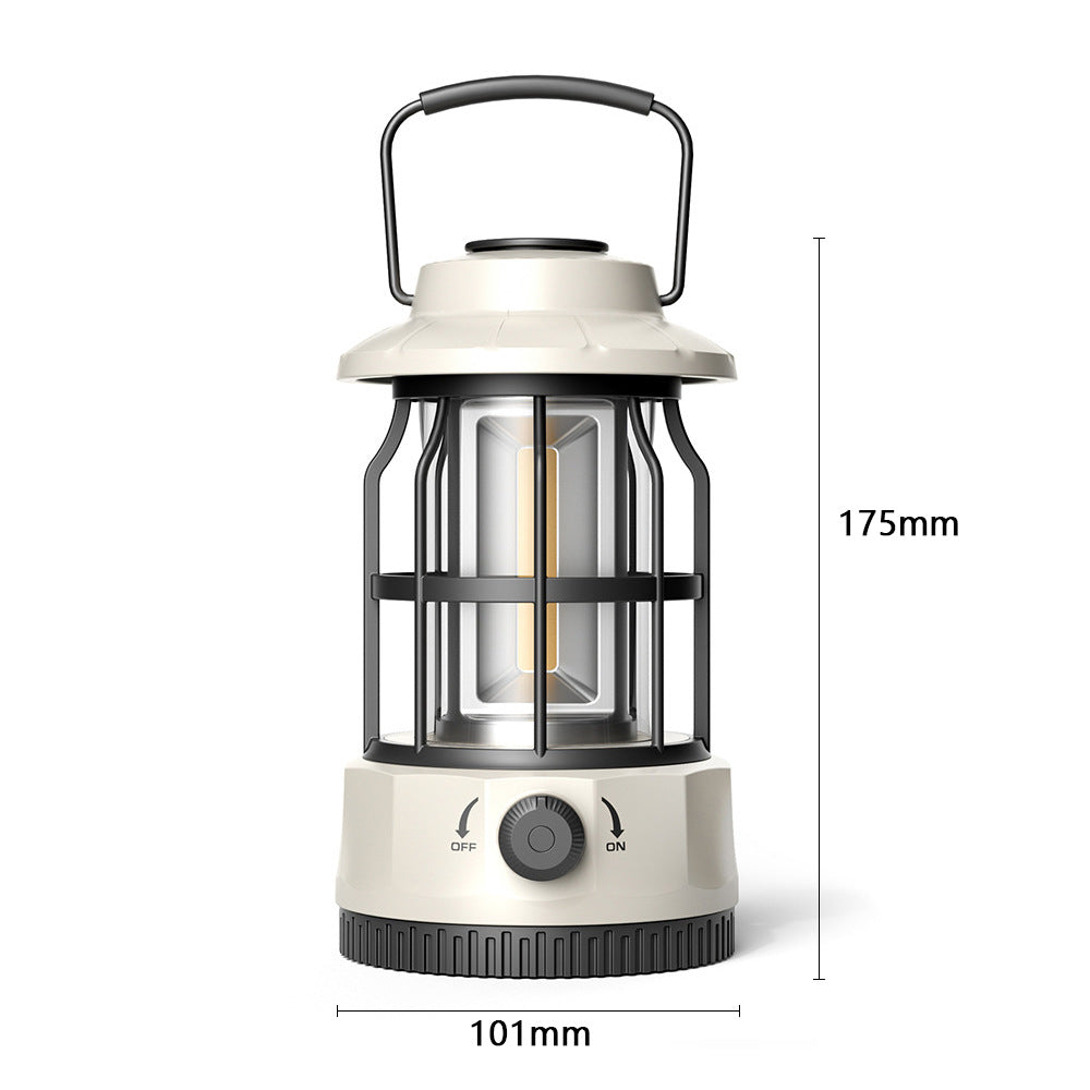 Retro COB Portable Camping Tent Lantern by Arizona Desert Gear