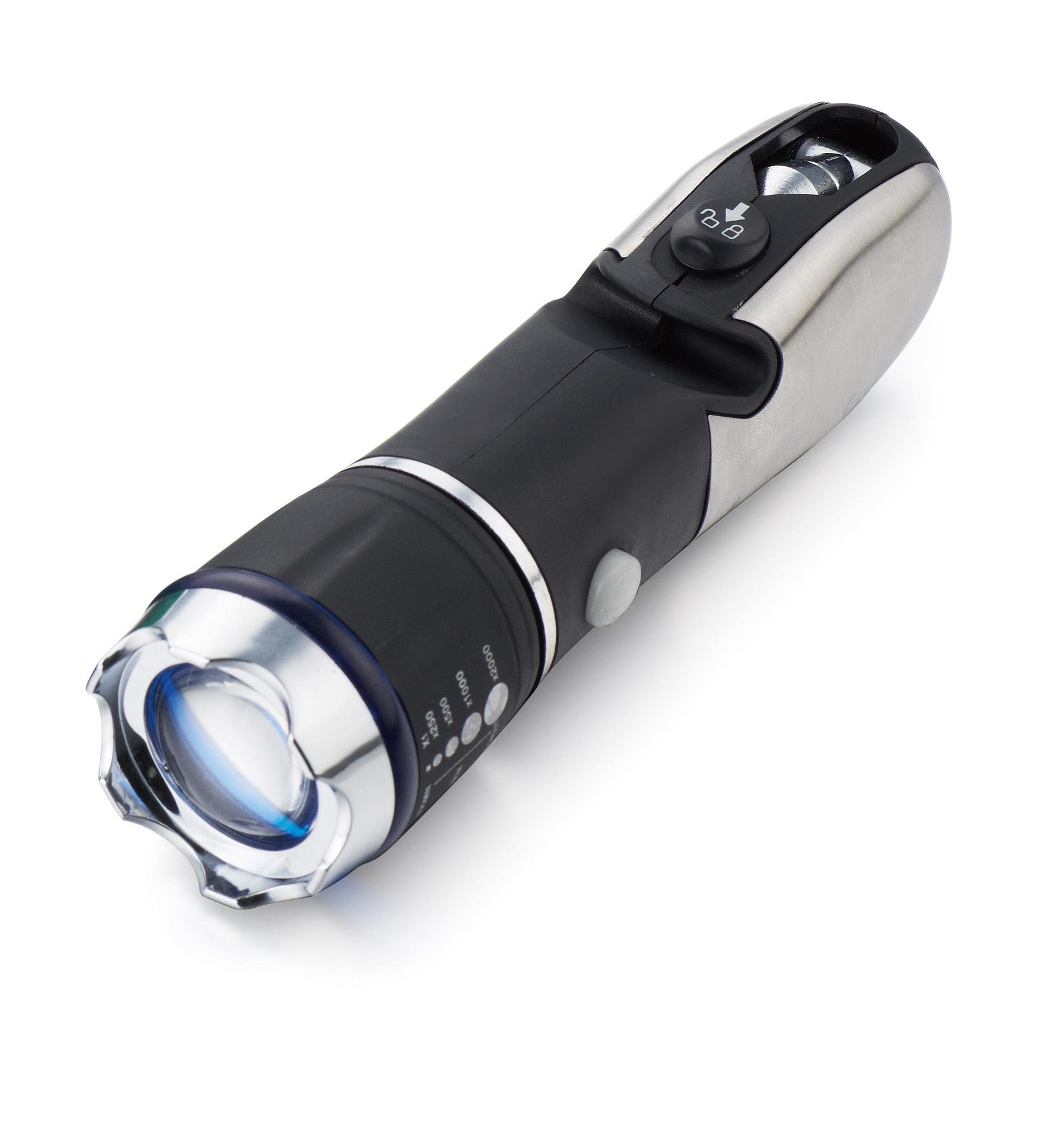 Multifunction LED Camping Flashlight With Safety Hammer by Arizona Desert Gear