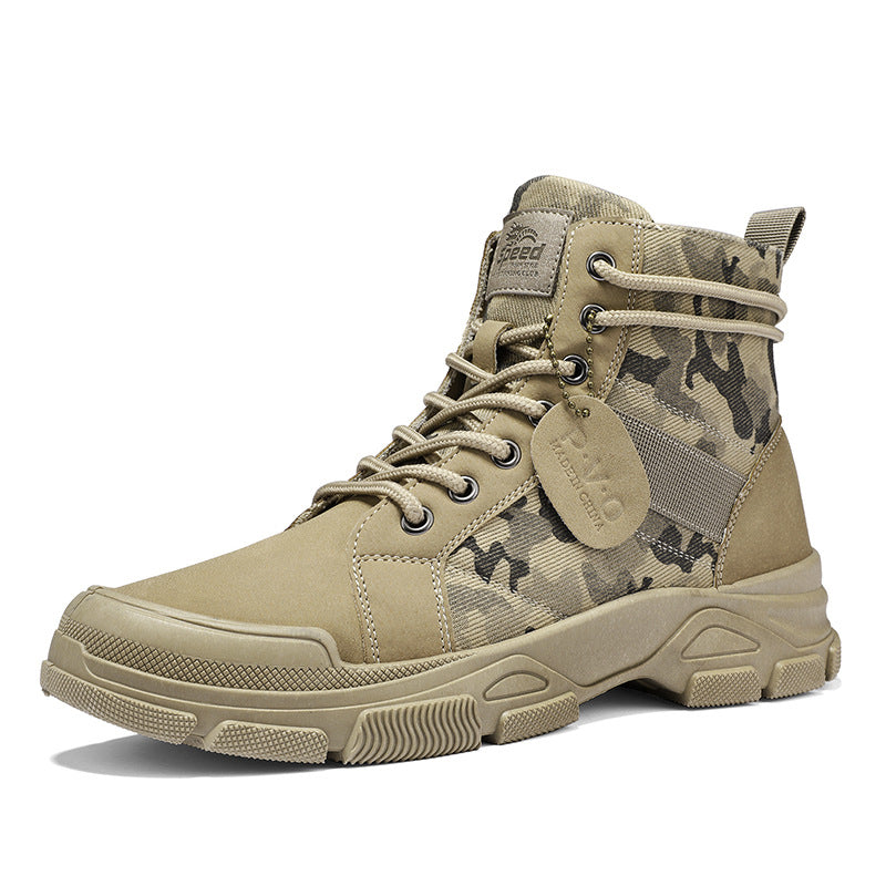 New Canvas High-Top Retro Hiking Boots by Arizona Desert Gear