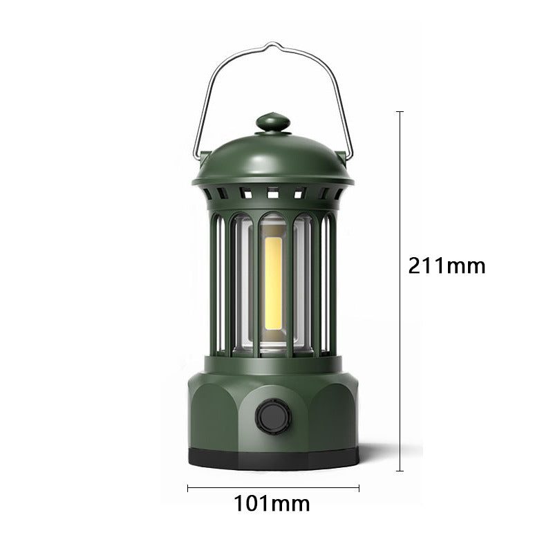 Retro COB Portable Camping Tent Lantern by Arizona Desert Gear