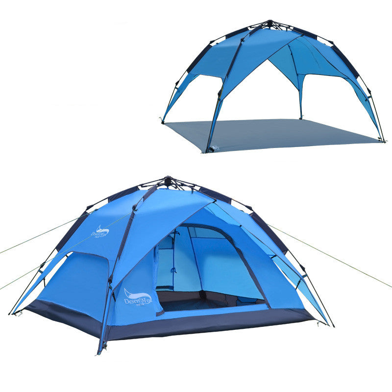 Multi-Person Automatic Outdoor Camping Tent Voice chat ended by Arizona Desert Gear
