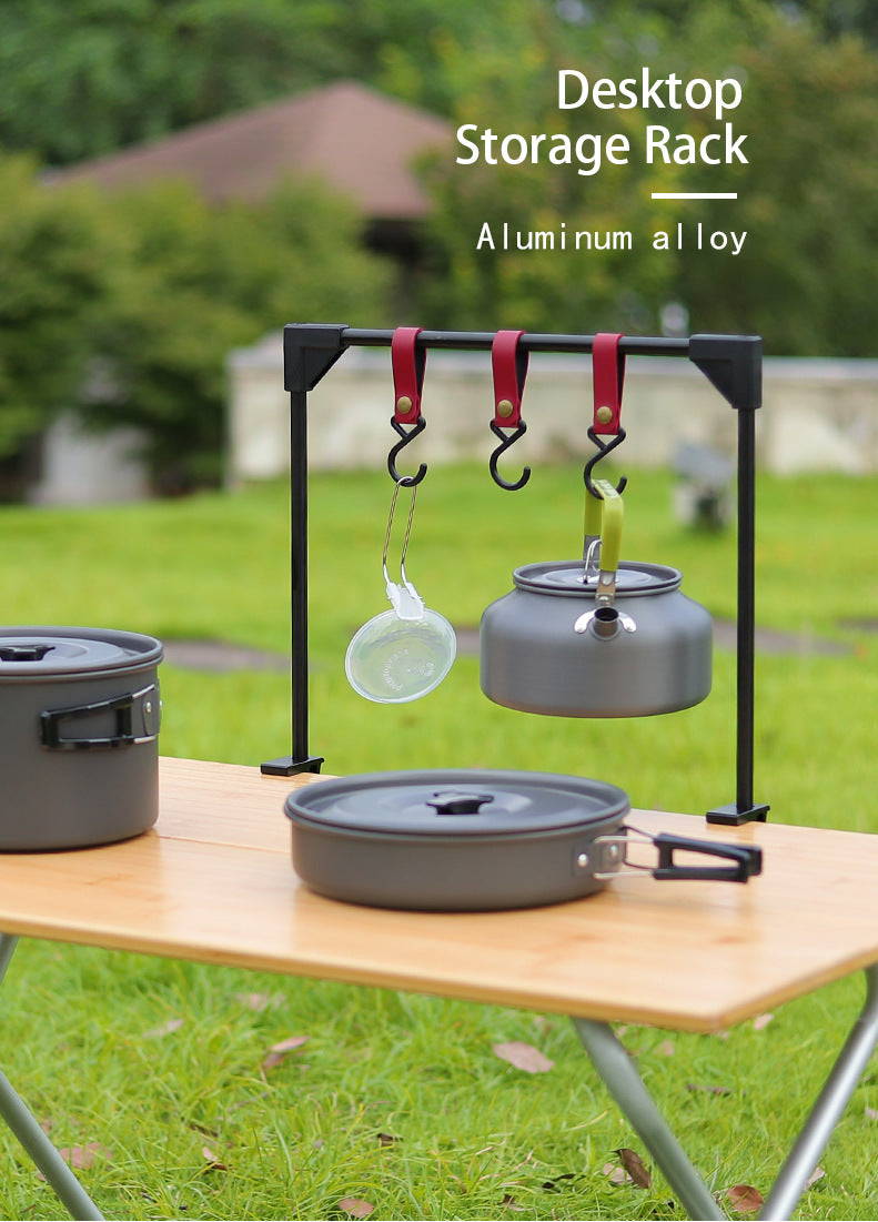 Outdoor Camping Adjustable Desk Rack Hook Stove Holder by Arizona Desert Gear