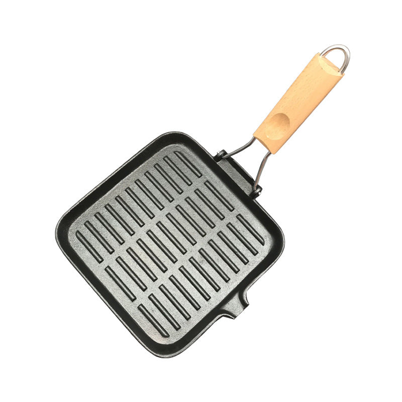 Camping Cast Iron Folding Steak Skillet by Arizona Desert Gear