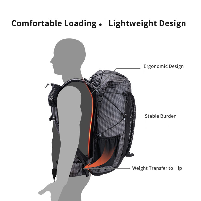 Outdoor Large Capacity Hiking Camping Backpack by Arizona Desert Gear