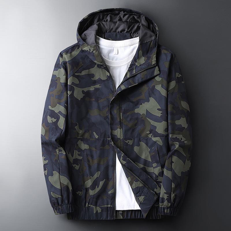 Men's Casual Hooded Camouflage Jacket by Arizona Desert Gear