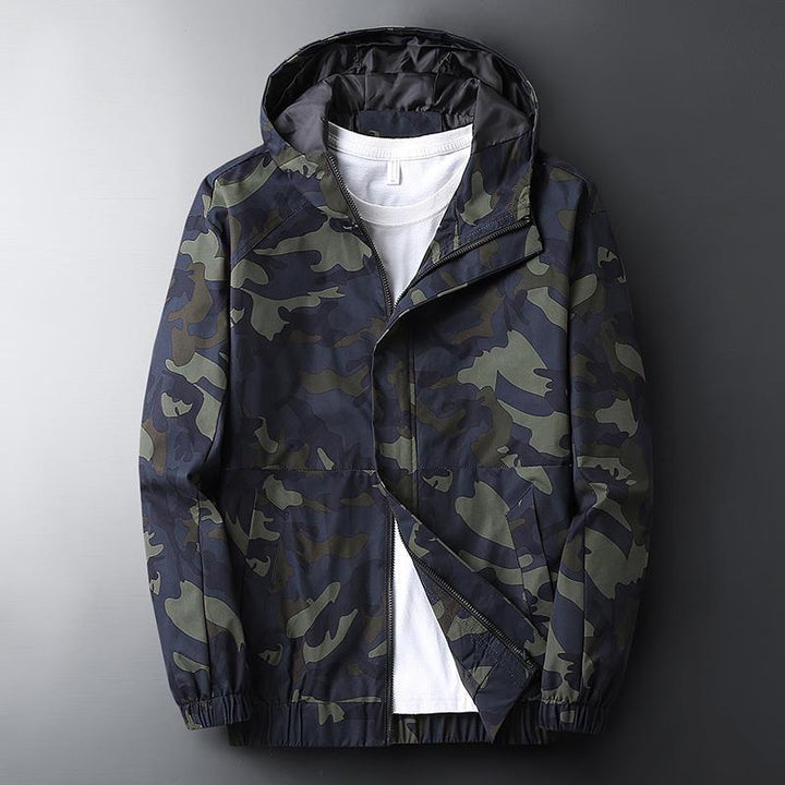 Men's Casual Hooded Camouflage Jacket by Arizona Desert Gear