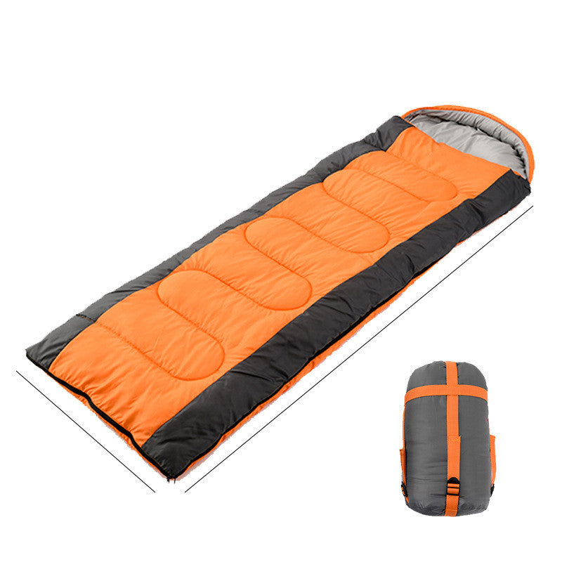 Hooded Interlocking Envelope Camping Sleeping Bag by Arizona Desert Gear