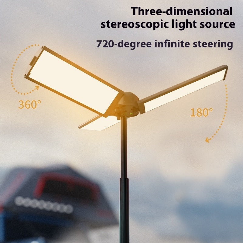 Rechargeable Three-Leaf Camping Lantern by Arizona Desert Gear