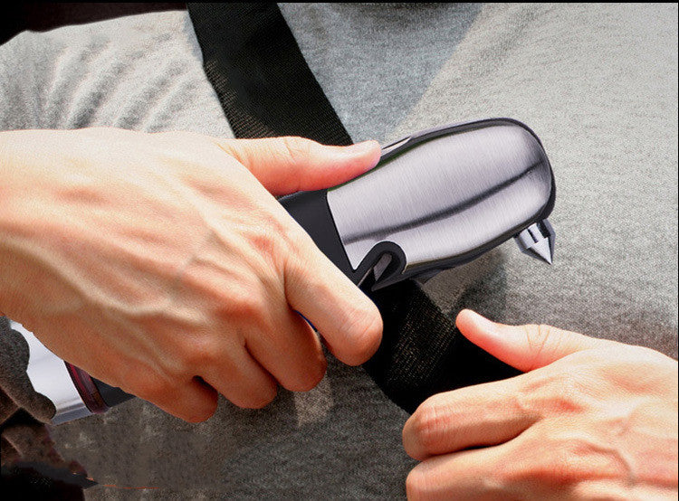 Multifunction LED Camping Flashlight With Safety Hammer by Arizona Desert Gear