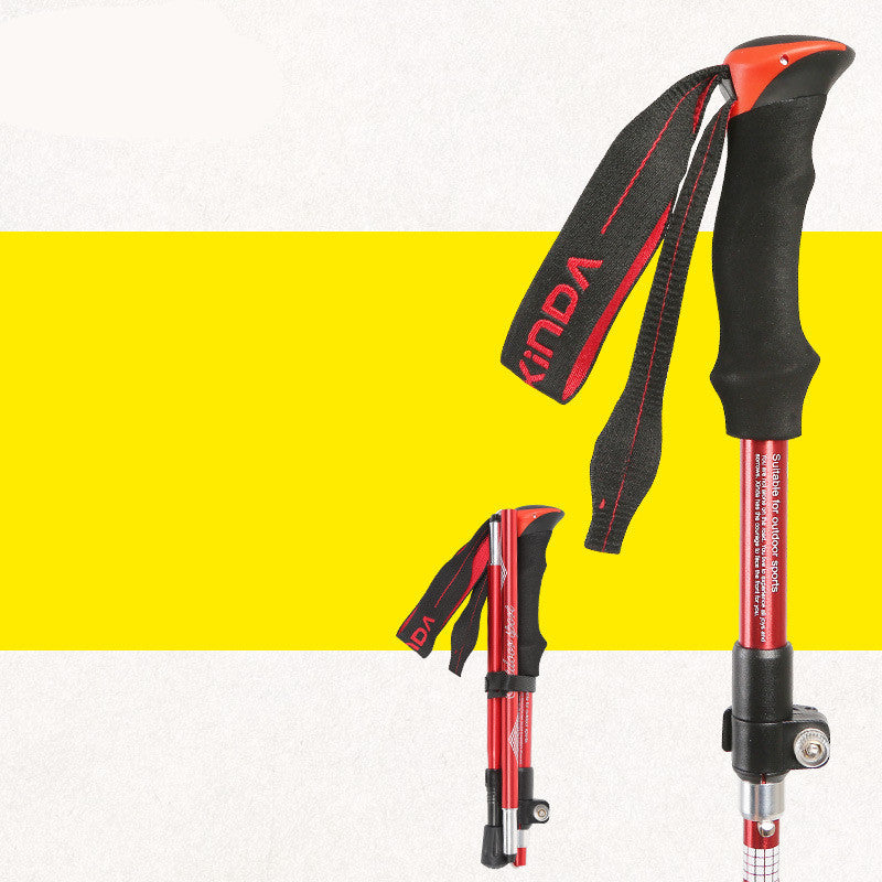 Outdoor Folding Ultra-light Aluminum Alloy Trekking Pole by Arizona Desert Gear