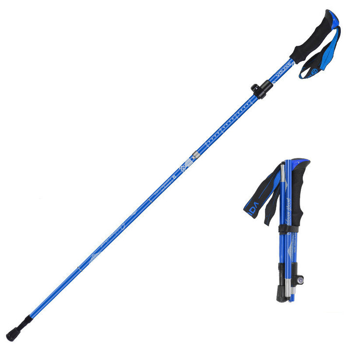 Outdoor Folding Ultra-light Aluminum Alloy Trekking Pole by Arizona Desert Gear