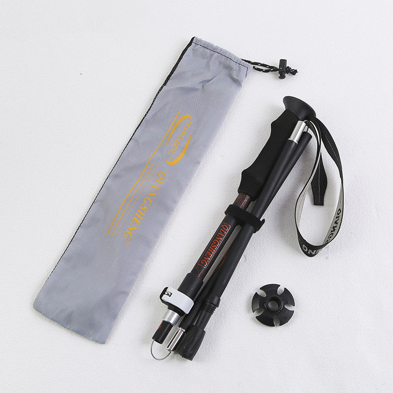 Outdoor Folding Five-section Straight Trekking Pole Trekking Pole by Arizona Desert Gear