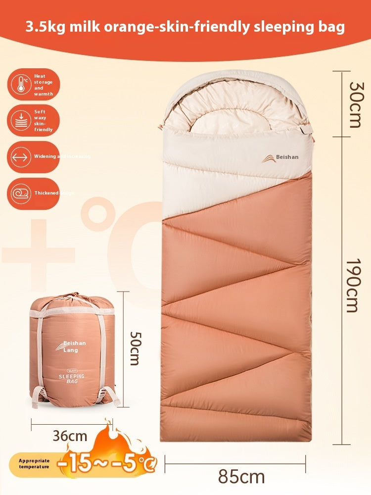 Thickened Cold Protection Warm Camping Sleeping Bag by Arizona Desert Gear