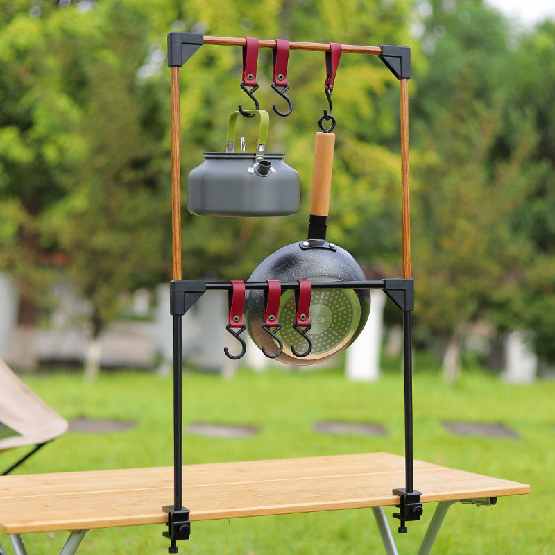 Outdoor Camping Adjustable Desk Rack Hook Stove Holder by Arizona Desert Gear