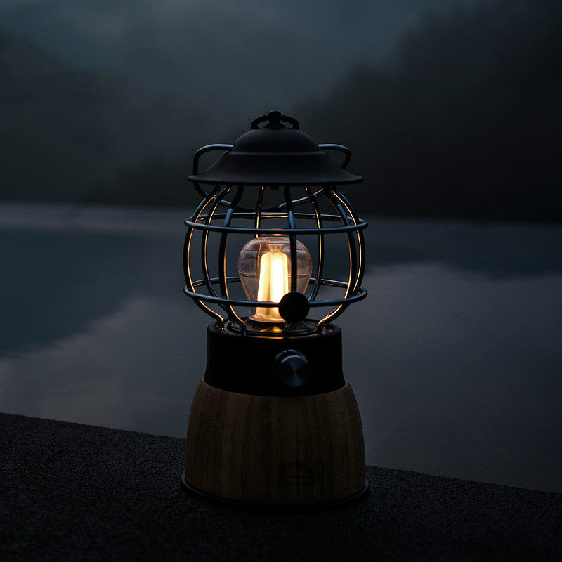 Camping Atmosphere Hanging Tent Light Retro Portable Lantern by Arizona Desert Gear
