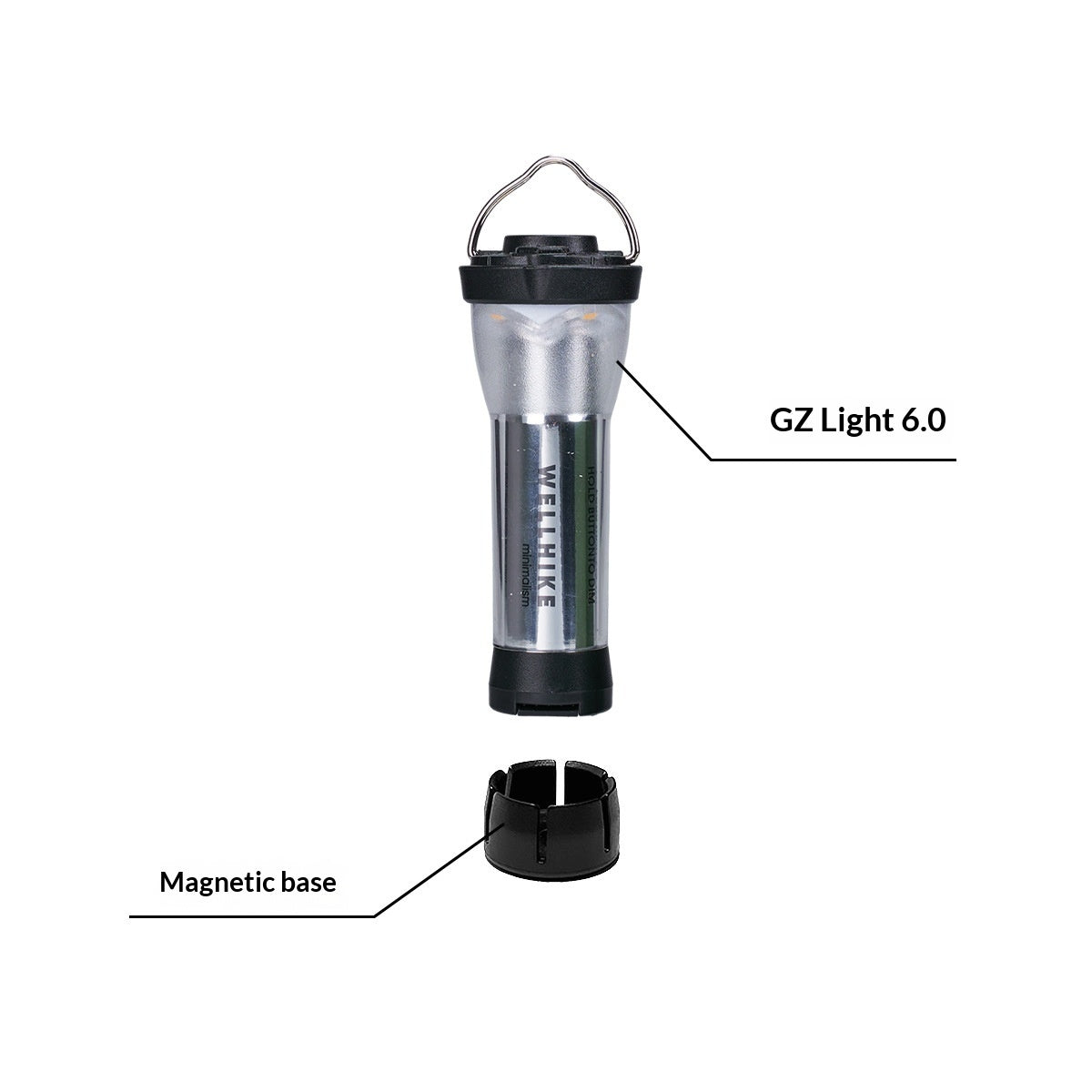 Outdoor Camping Flashlight With An Incandescent Bulb by Arizona Desert Gear