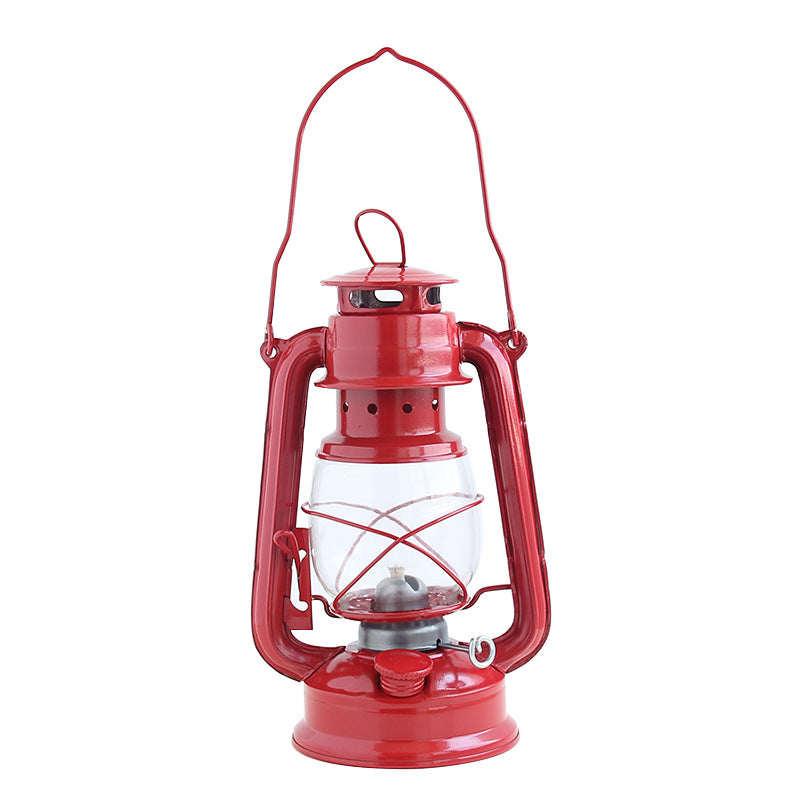Retro Kerosene Lamp Iron Portable Tent Camping Lantern by Arizona Desert Gear
