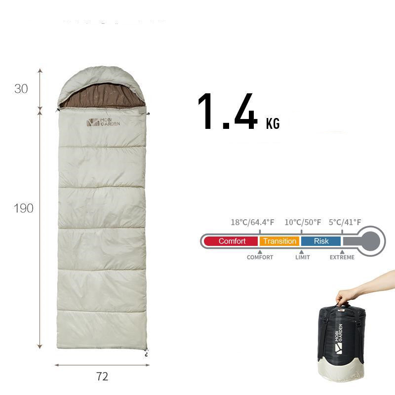 Thickened Winter Mummy Camping Sleeping Bag by Arizona Desert Gear