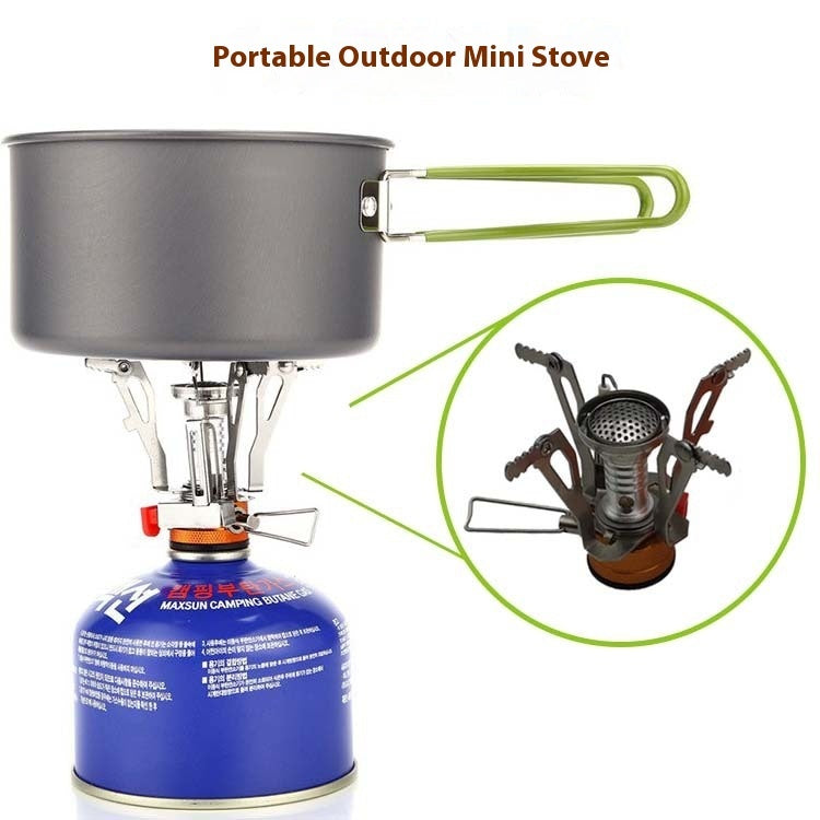 Integrated Camping Cooking Stove Cookware by Arizona Desert Gear