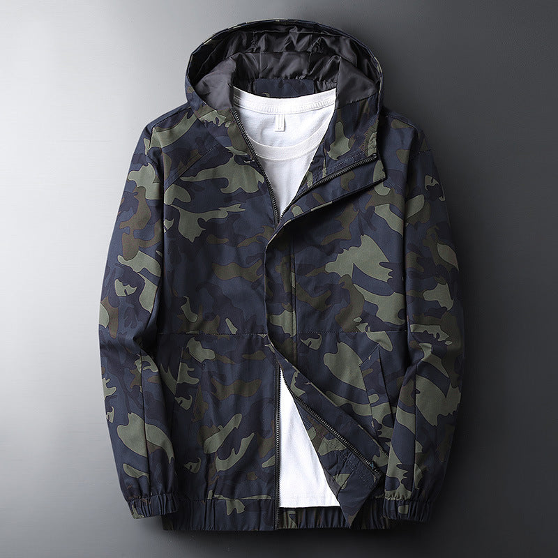 Men's Casual Hooded Camouflage Jacket by Arizona Desert Gear