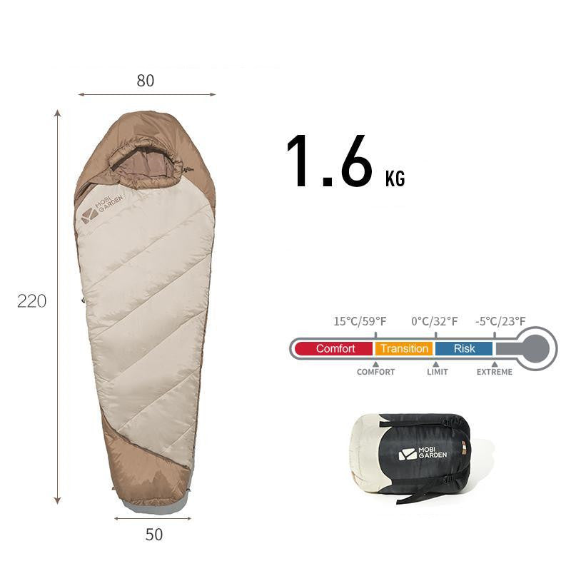 Thickened Winter Mummy Camping Sleeping Bag by Arizona Desert Gear