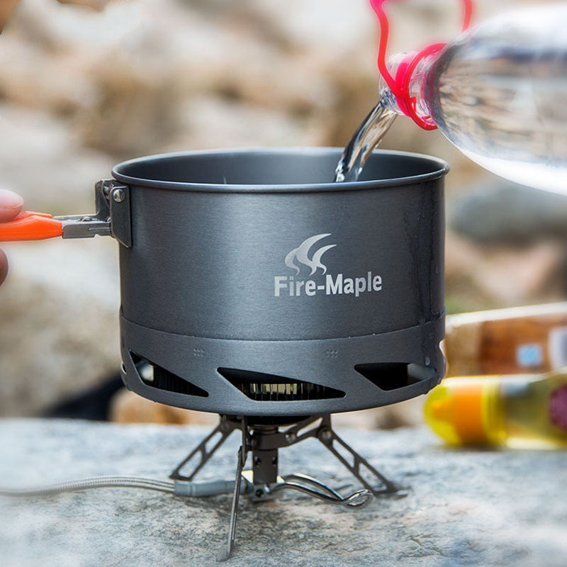 Camping Cookware Set Heat Exchanger Pot Kettle Outdoor Tableware by Arizona Desert Gear