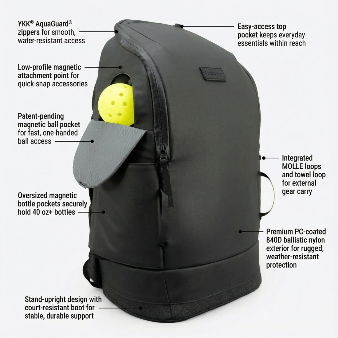 Court Caddy Pickleball Bag by FORWRD