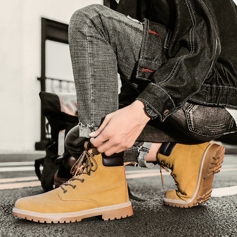 High Top Fashion Hiking Boots Men Outdoor Trend Shoes by Arizona Desert Gear