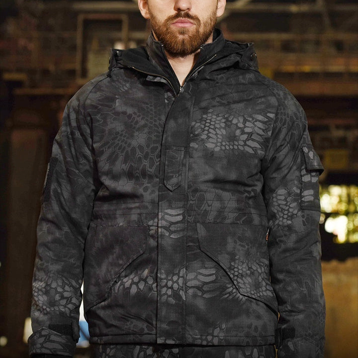 Men's Windproof Camouflage Tactical Fleece Jacket by Arizona Desert Gear