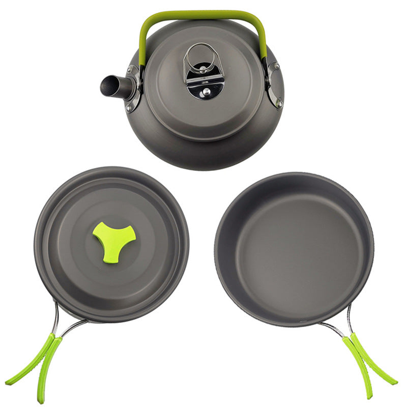 Folding Mini Camping Cookware Pot Set by Arizona Desert Gear